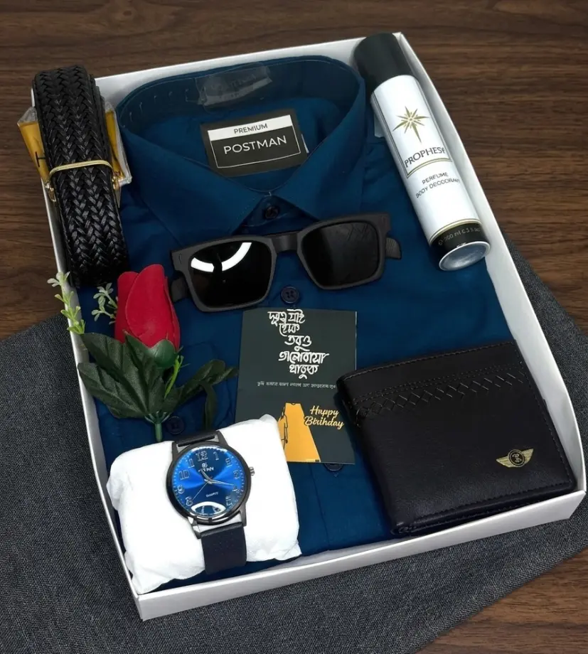 Premium 8-in-1 Men’s Gift Combo Set | Complete Luxury Gift Box for Him